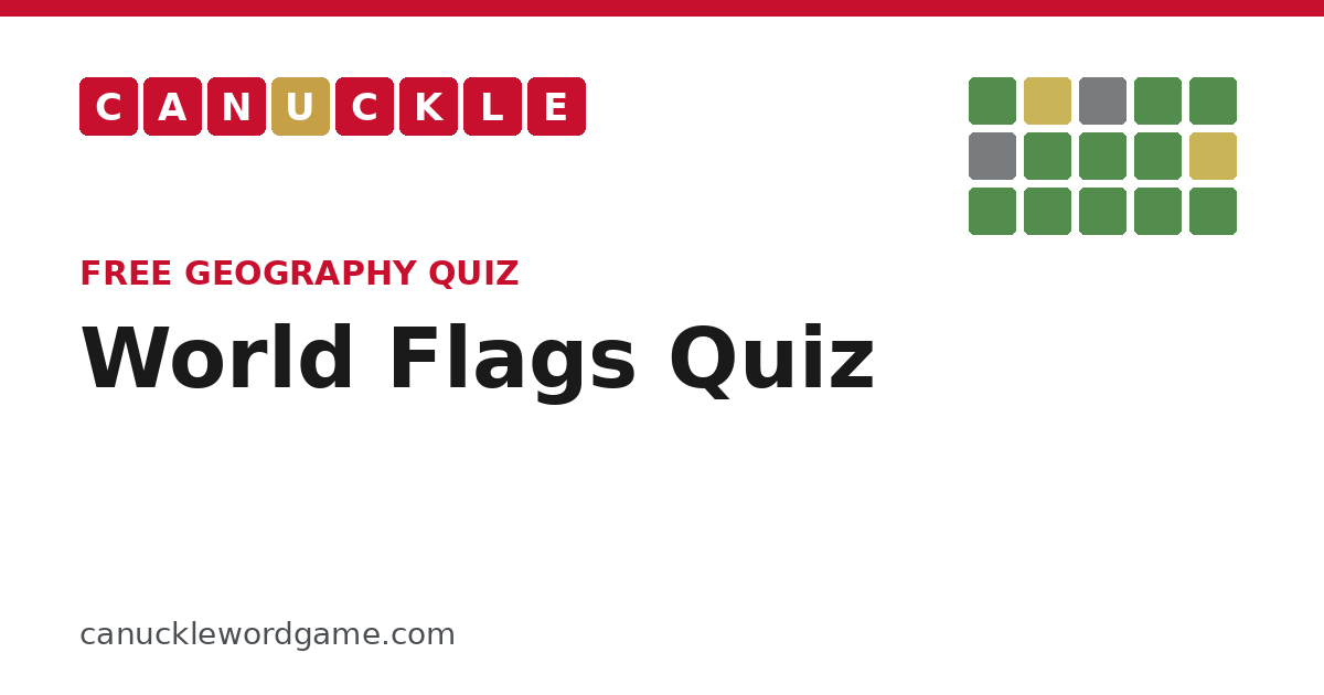Trivia Rournament Flags of the World Quiz: Guess All 195 Country Flags