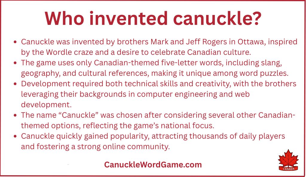 Who invented canuckle infographic